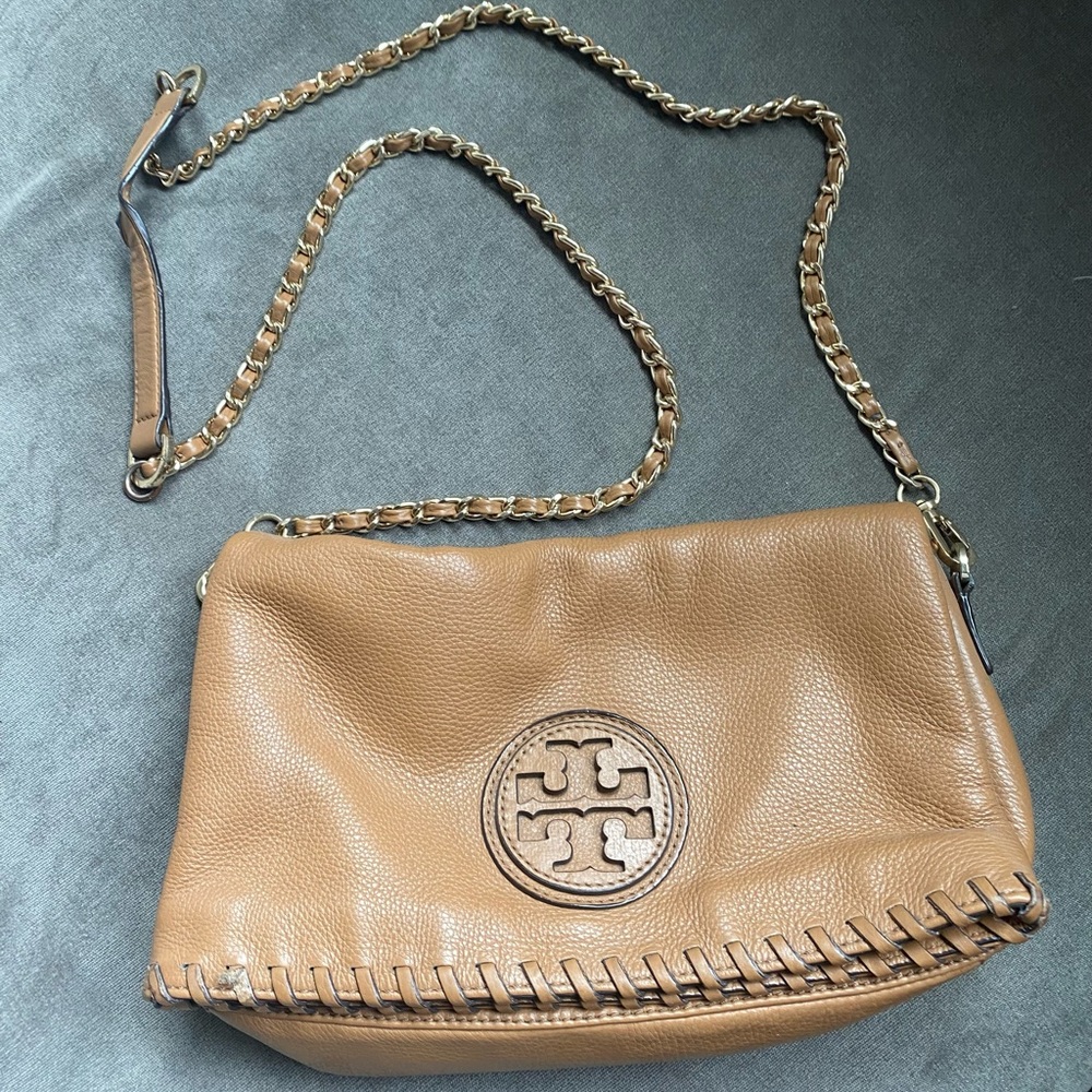 Tory Burch Tan Leather Crossbody